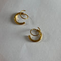 Plain Double twist hoops (no second piercing)