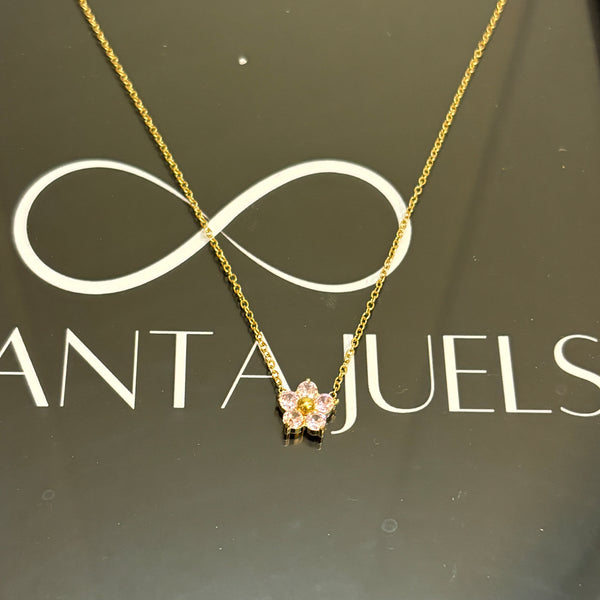 Classic flower necklace