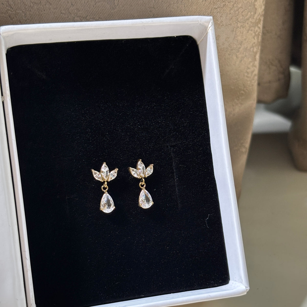 Lotus earrings