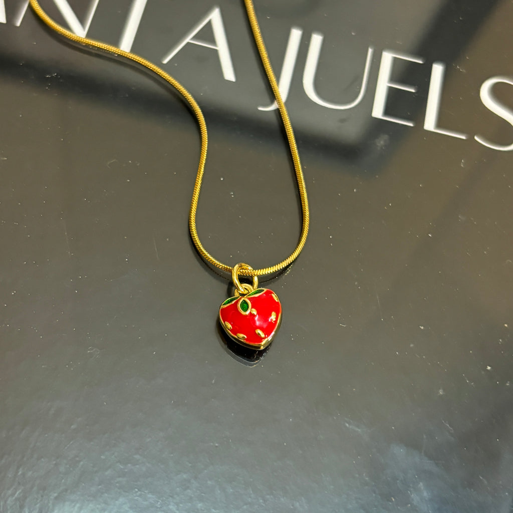 Strawberry necklace
