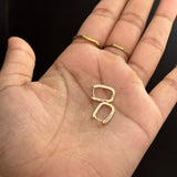 Square hoops (Multi coloured)