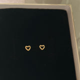 Hollow heart studs