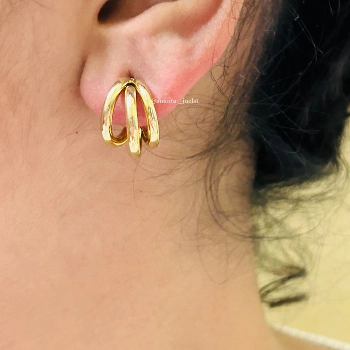 Triple layer hoops