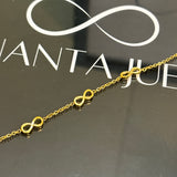 Infinity chain bracelet