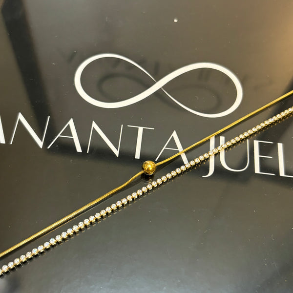 Ball tennis bracelet