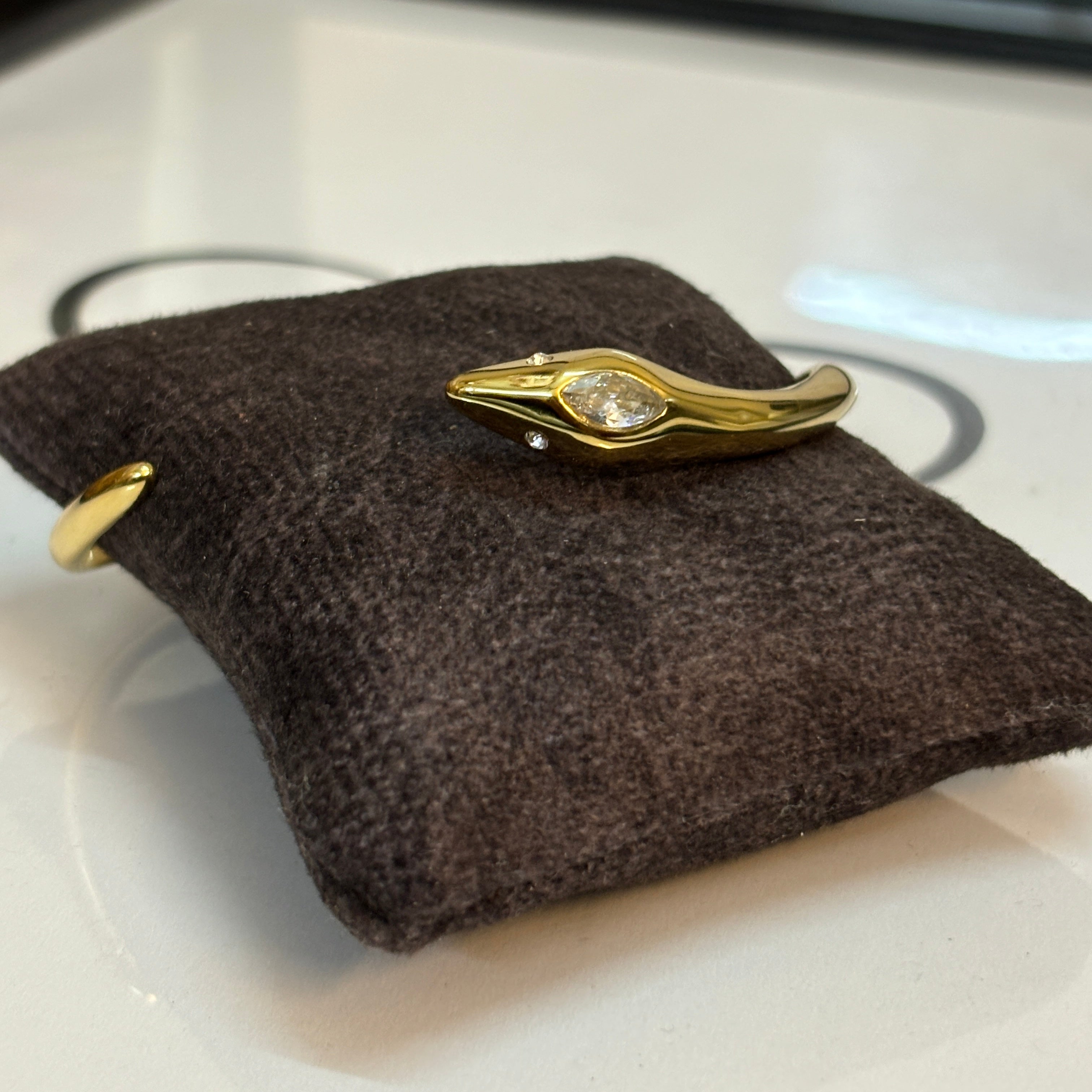 Snake cuff bracelet