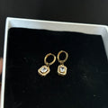 Square drop hoops