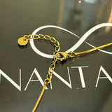 Knot ball necklace