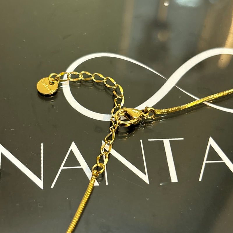 Knot ball necklace