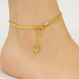Snake chain anklet