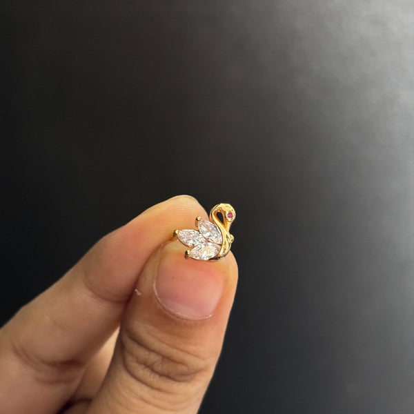 Swan ear cuff