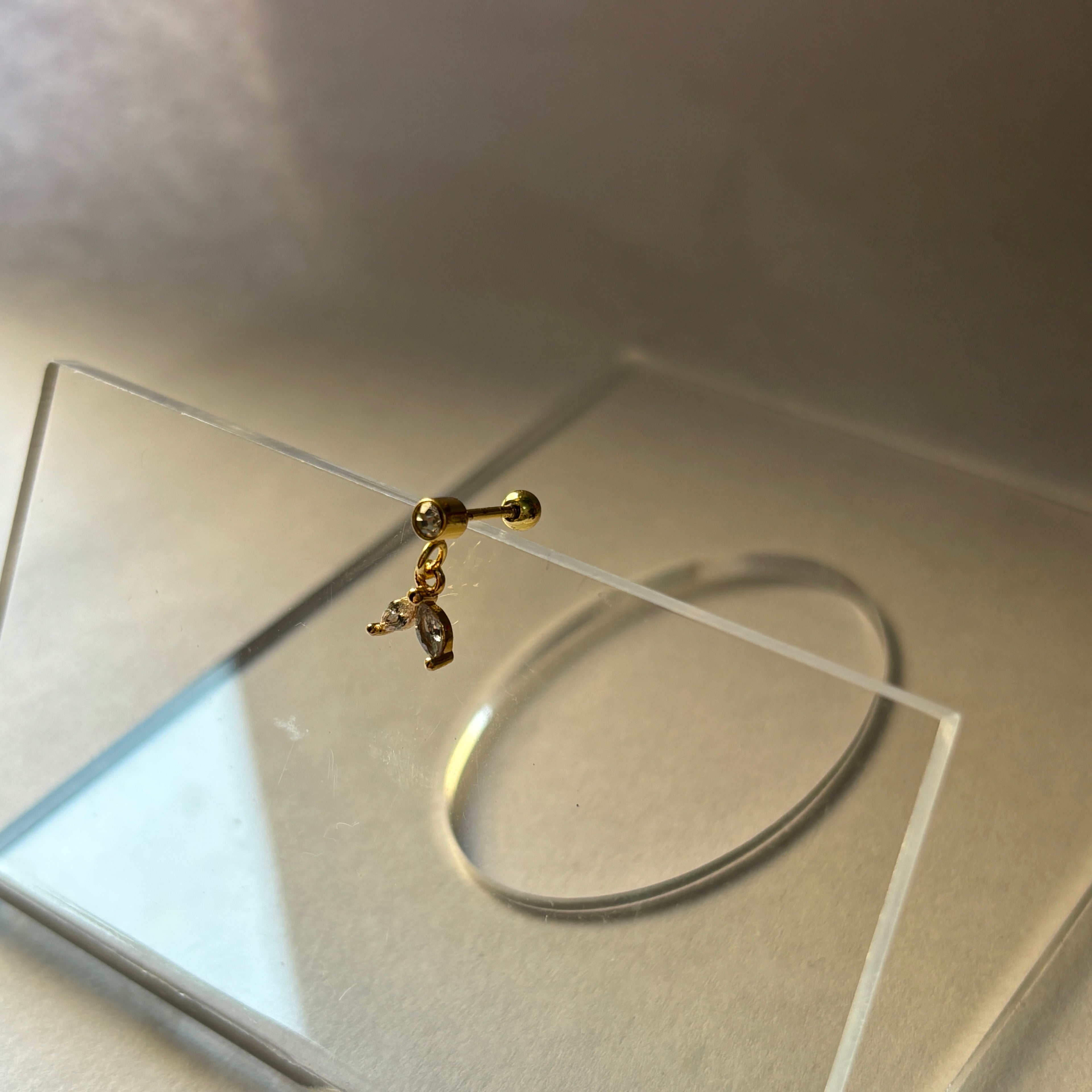 Double leaf studs(ball screw) single piece