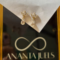 Lotus earrings
