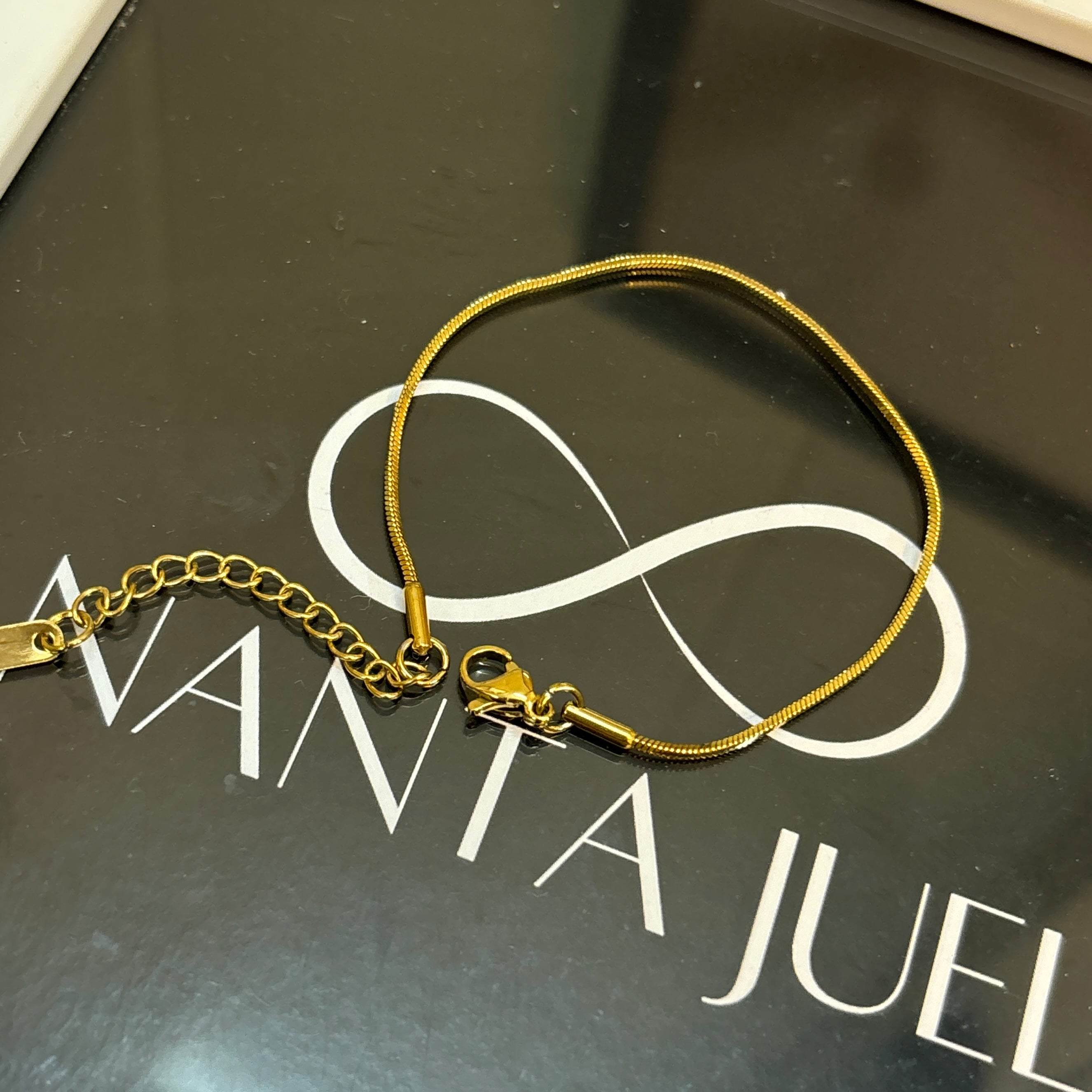 Minimal snake chain bracelet