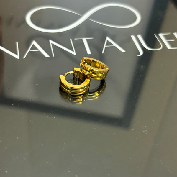Aura plain hoops