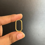 Oval hoops