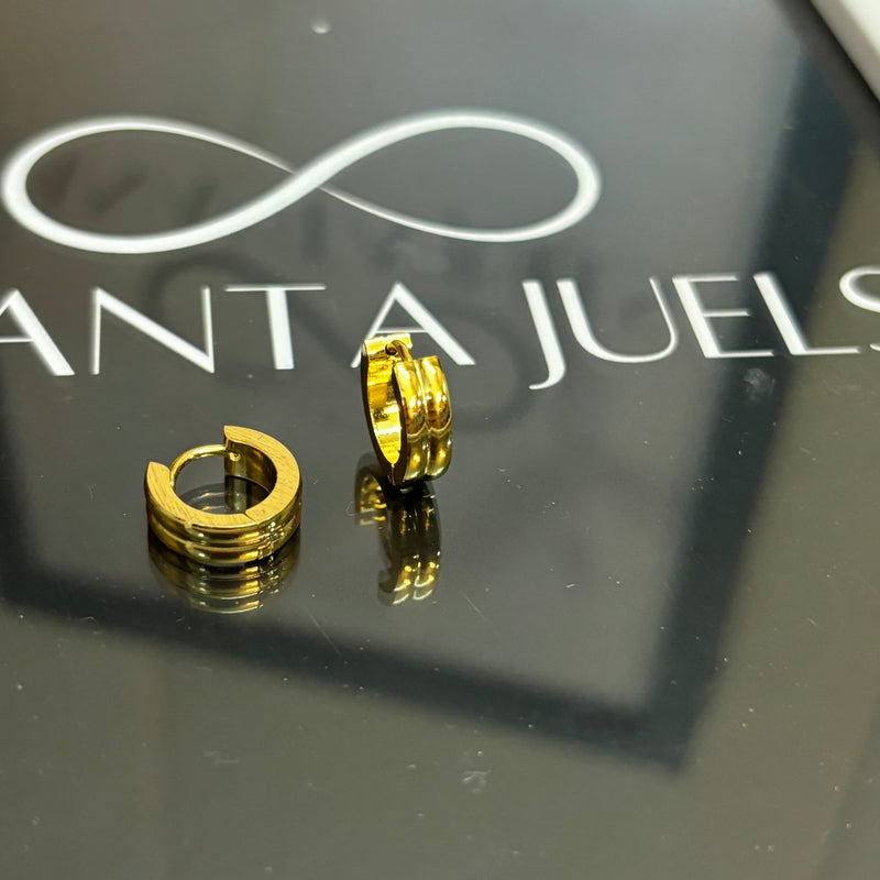 Aura plain hoops