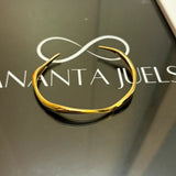 Wavy cuff bracelet