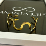 Wavy cuff bracelet 2.0