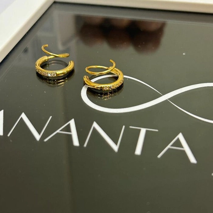 Double Twist Earrings (316L SS)