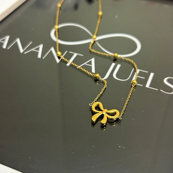 Bow Necklace