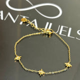 Minimal Star chain bracelet