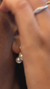 Pearl earrings