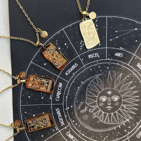 Zodiac sign necklace