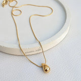 Water drop necklace