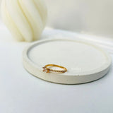 Cubic stone ring