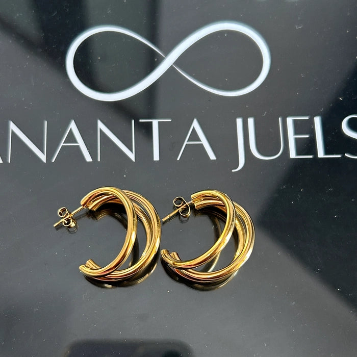 Triple layer hoops ( big)