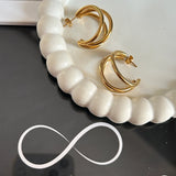 Triple layer hoops ( big)