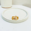 Link chain ring