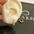Anvi studded hoops