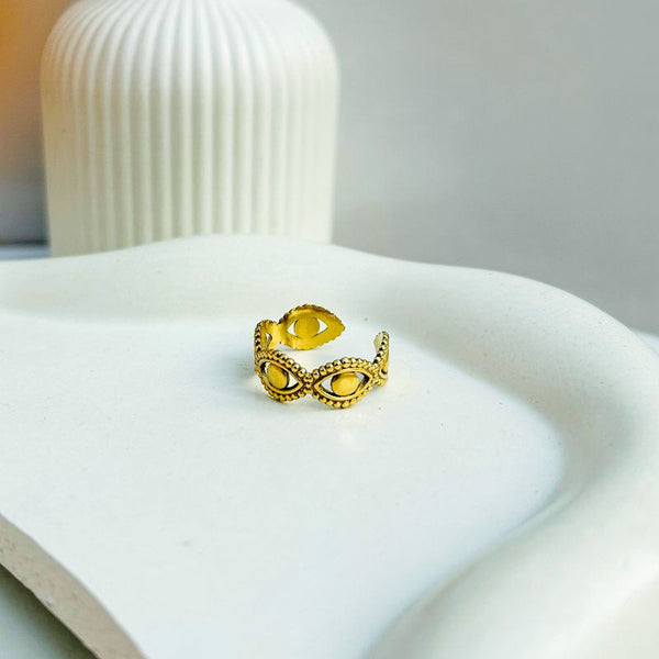 Evil eye ring