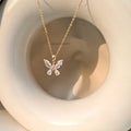 Morpho necklace