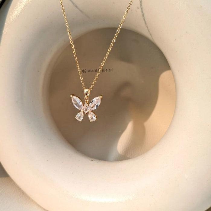Morpho necklace