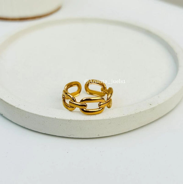 Link chain ring