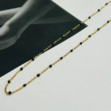 Beaded chain ( black)