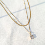Double layer necklace