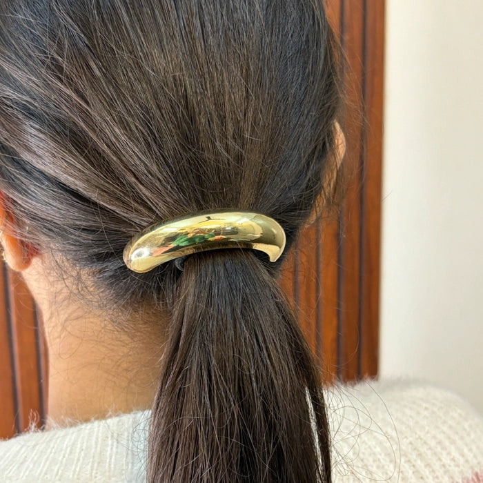 Chunky pony cuff rubber band