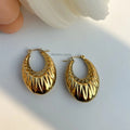 Chunky oval hoops