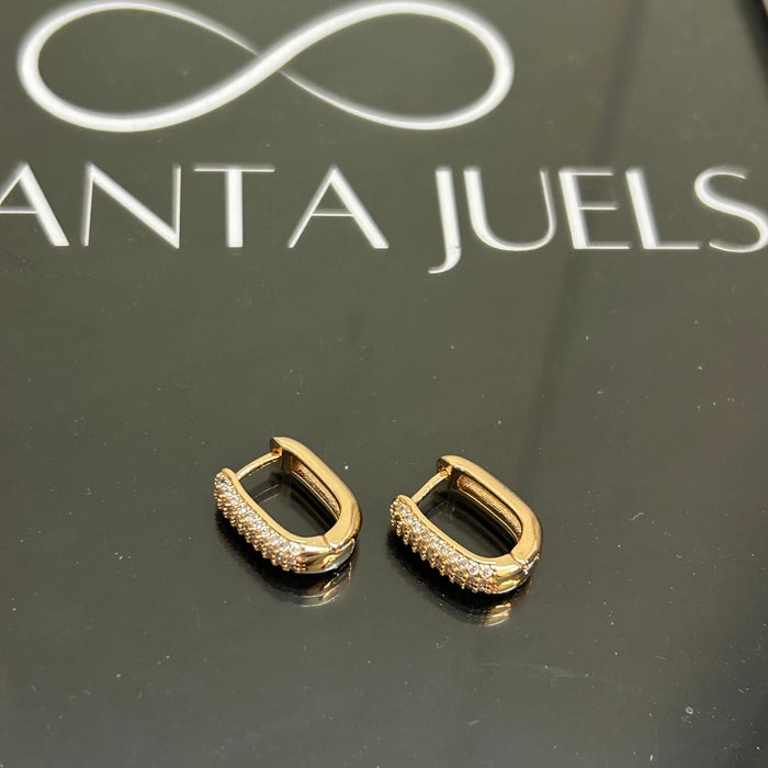 Anvi studded hoops