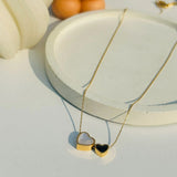 Dual heart necklace