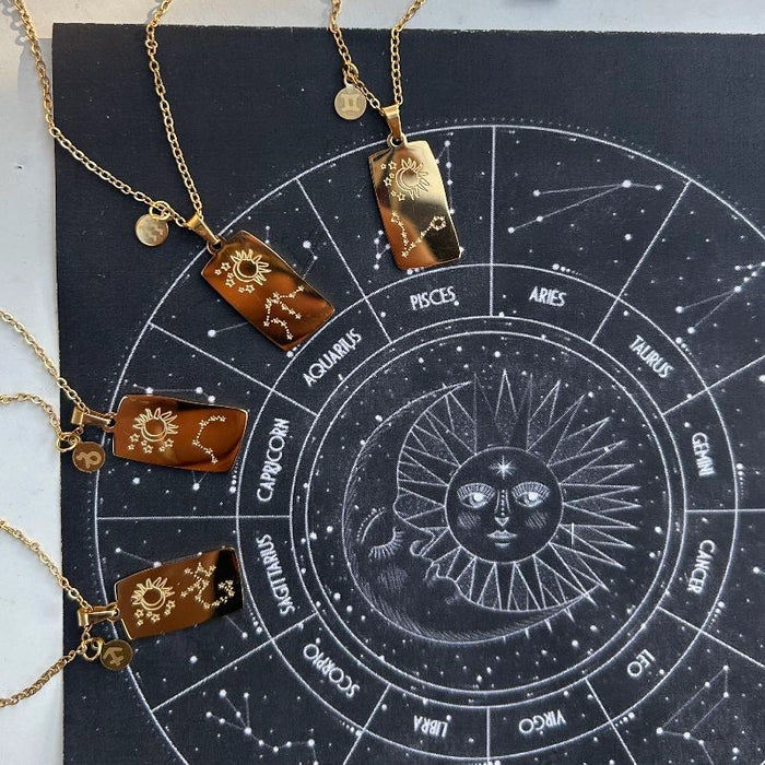 Zodiac sign necklace