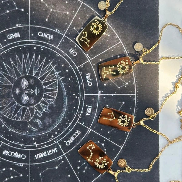 Zodiac sign necklace