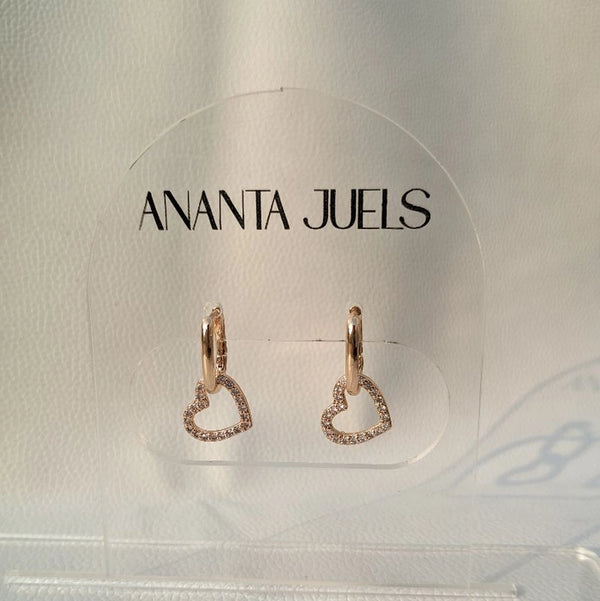 Jiya drop hoops