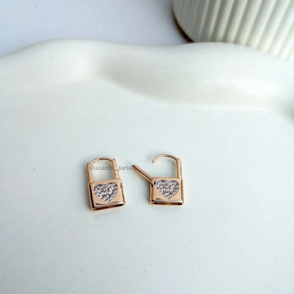 Luv lock earrings