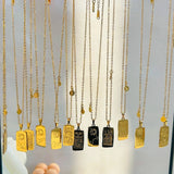 Zodiac sign necklace