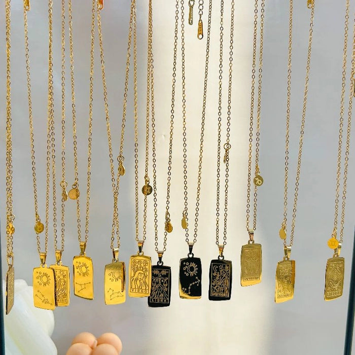 Zodiac sign necklace